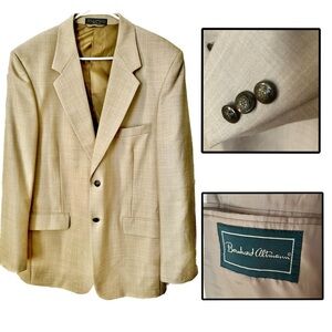 Bernhard Altmann Wool Tan Blazer 42L
